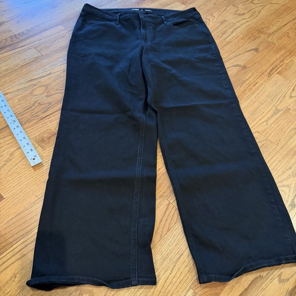 Old Navy Black WOW Wide Leg Jeans
